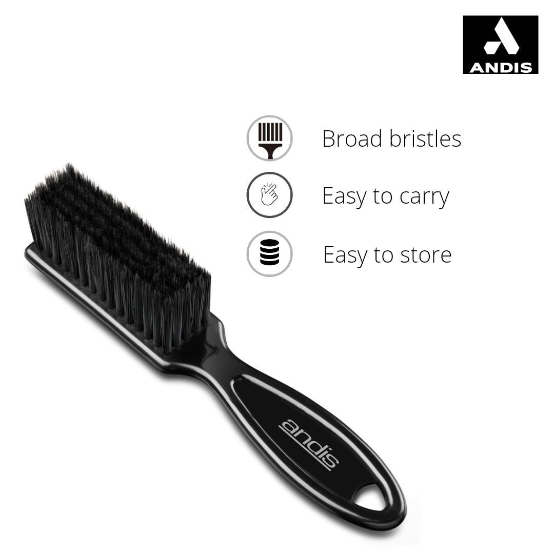 ergonomic blade brush, cleaning brush for blades, clipper brush handle, daily grooming tool care, andis cleaner