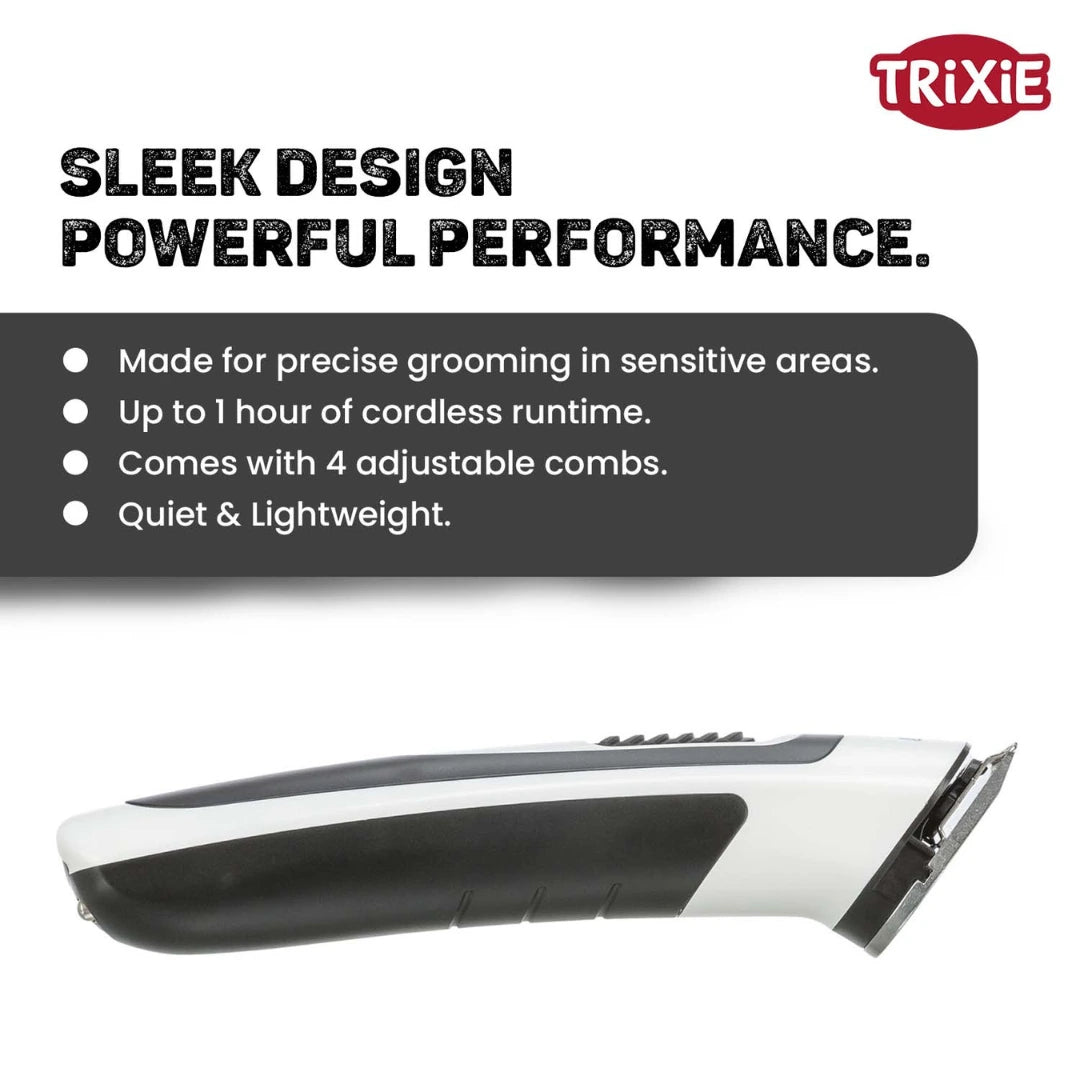 Trixie TR500 Slim Cordless Clipper – Precision Trimming for Paws & Face