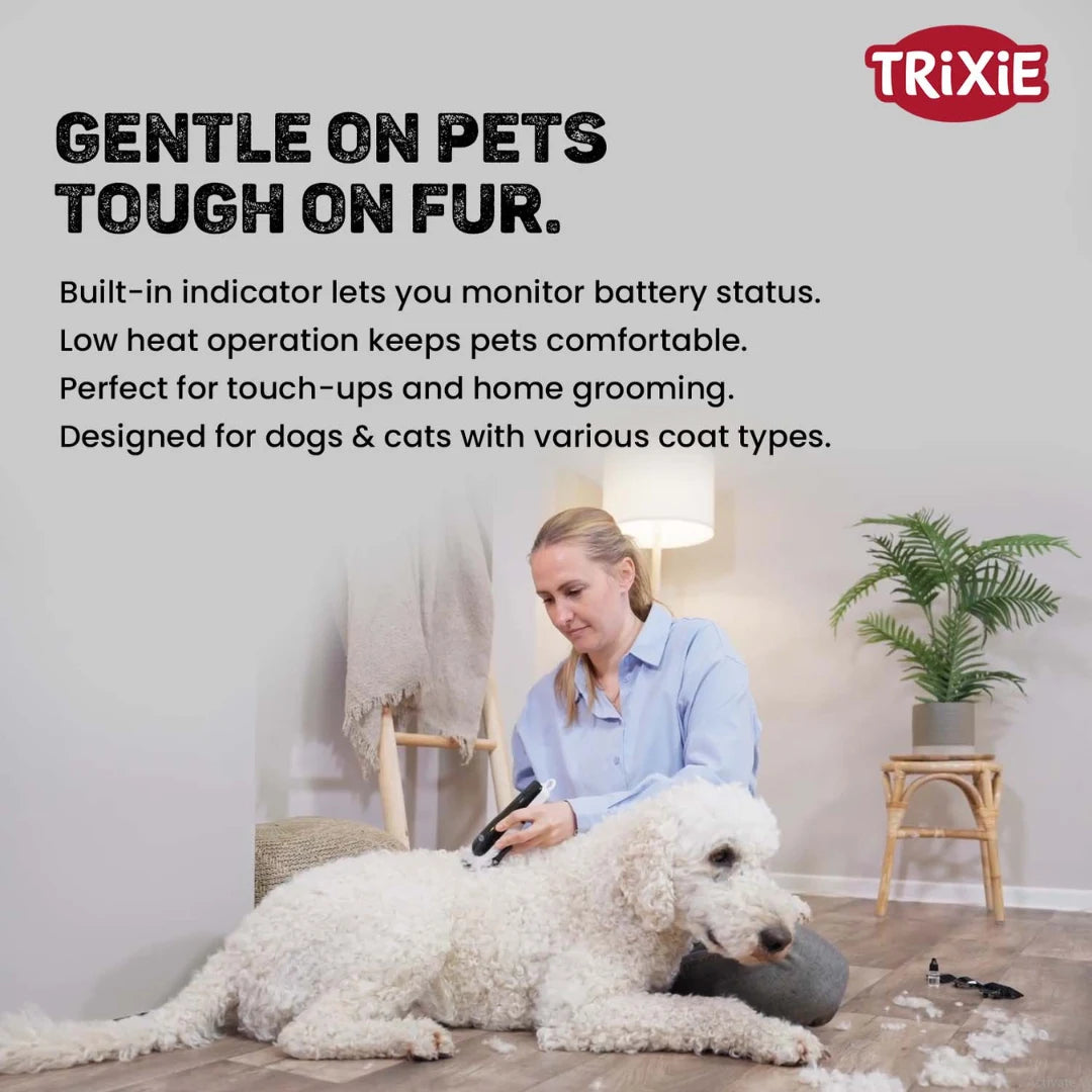 Trixie TR1200 Cordless Clipper – Adjustable Blade