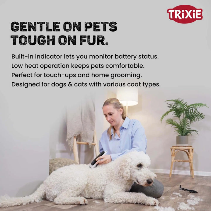 Trixie TR1200 Cordless Clipper – Adjustable Blade