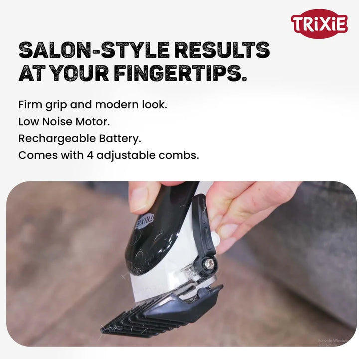 Trixie TR1200 Cordless Clipper – Adjustable Blade