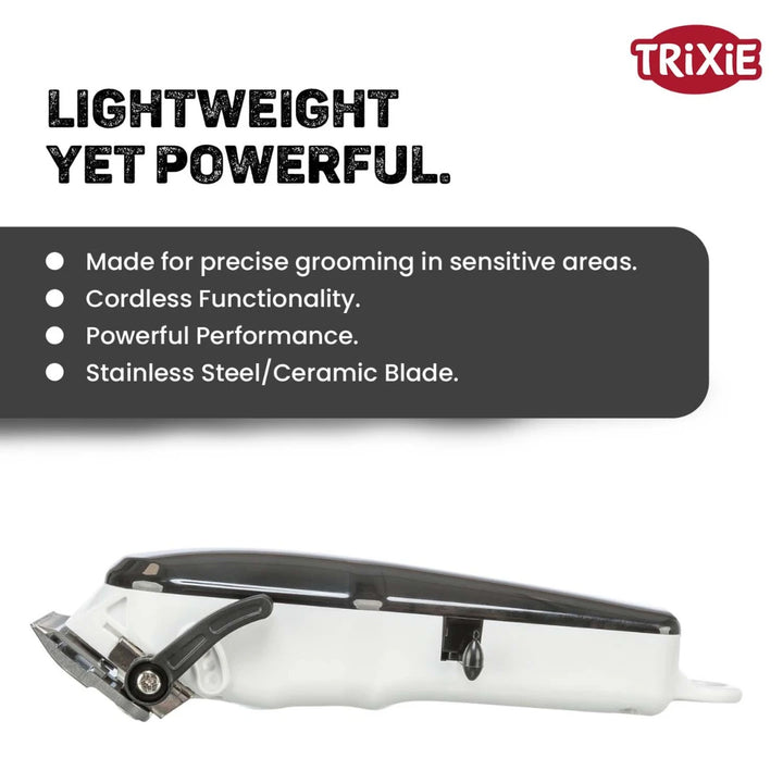 Trixie TR1200 Cordless Clipper – Adjustable Blade