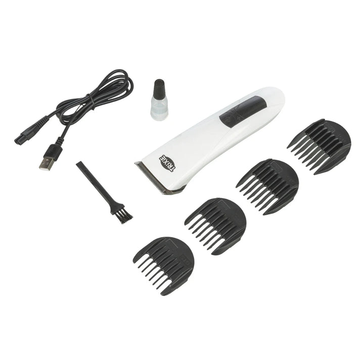 Trixie TR1600 Cordless Clipper – Adjustable Stainless Steel Blade, 2.5 Hr Runtime