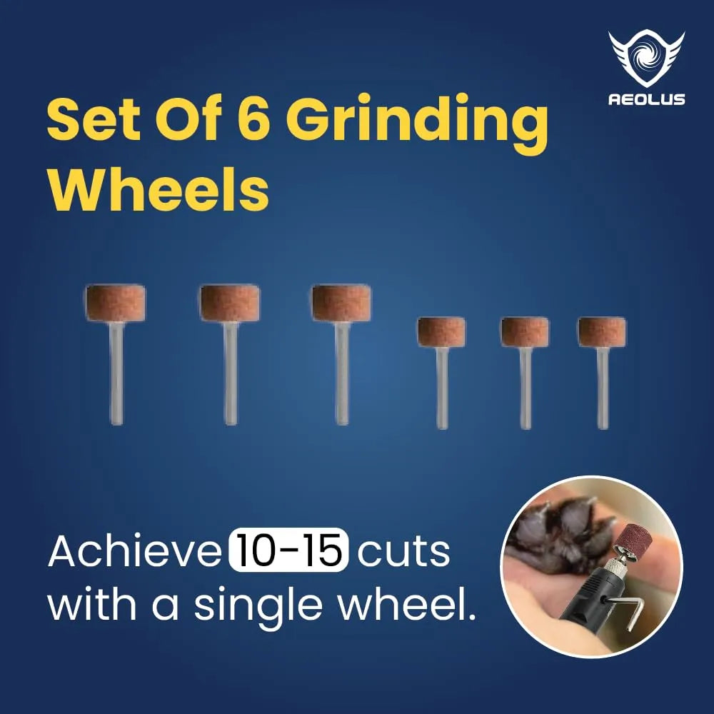 Aeolus Pet Nail Grinder with Shaft Dremel