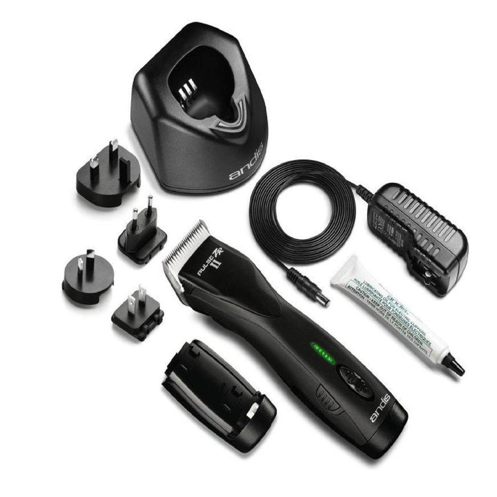 Vet Pack Andis PULSE ZR II, Heavy-duty Cordless Clipper, 5-Speed Motor, Detachable Blade, Veterinary Use