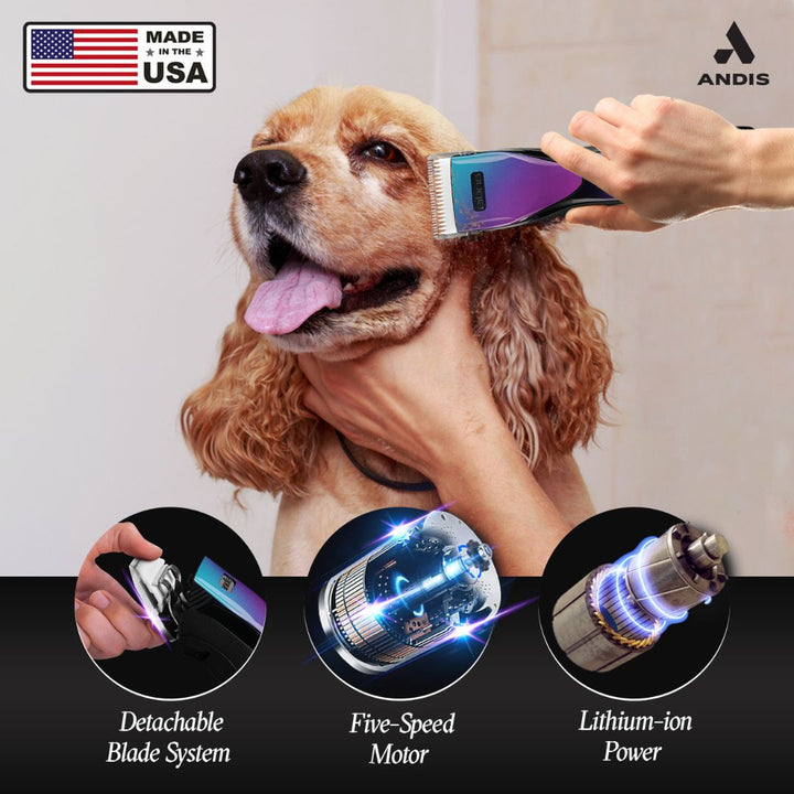 Andis Pulse ZR II Cordless Clipper - Purple Galaxy