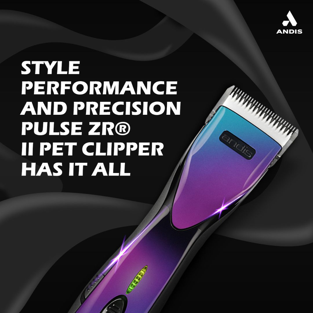 Andis Pulse ZR II Cordless Clipper - Purple Galaxy