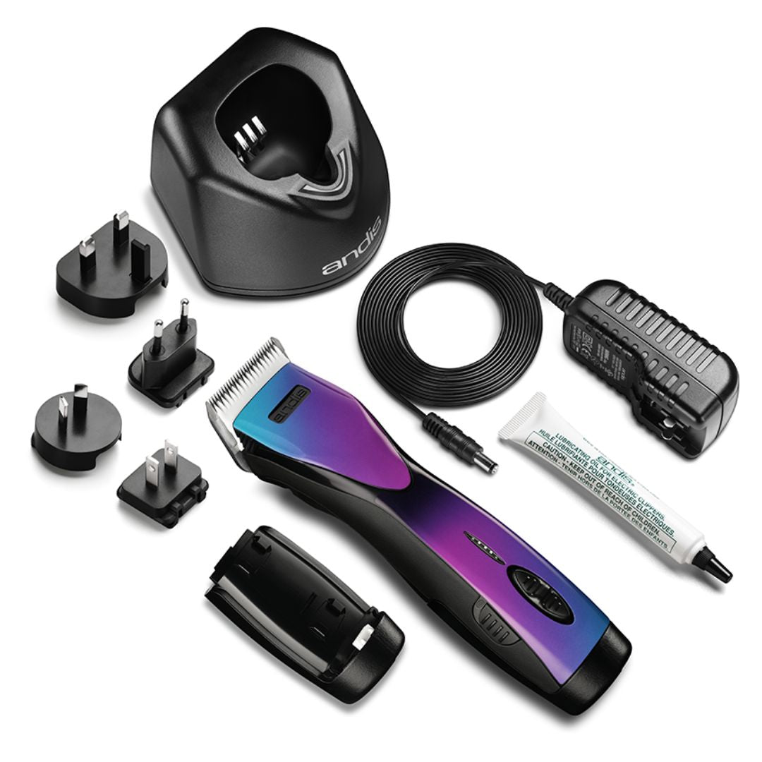 Professional dog grooming clipper - Andis Pulse ZR II, Limited Edition, 5-Speed Motor, Cordless, Heavy-duty, Detachable Ceramic Edge Blade