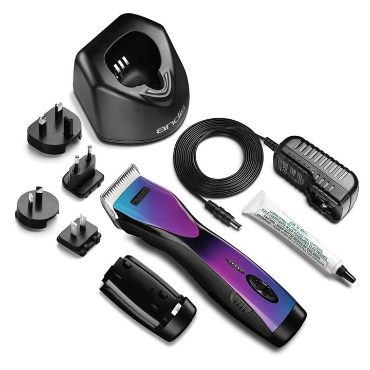 Professional dog grooming clipper - Andis Pulse ZR II, Limited Edition, 5-Speed Motor, Cordless, Heavy-duty, Detachable Ceramic Edge Blade