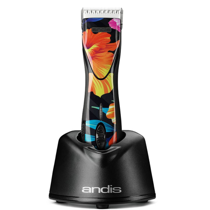 Andis Pulse ZR II Floral Limited Edition - Best-in-Show Grooming Clipper, Rechargeable, Cordless, Heavy Duty, Pet Clipper for All Coat Types