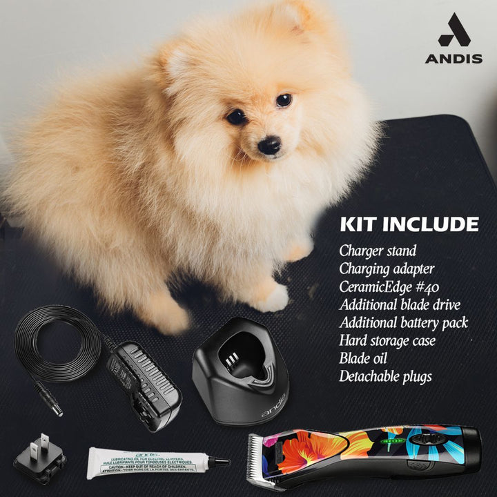 Andis Pulse ZR II Cordless Clipper - Flora (Limited Edition)