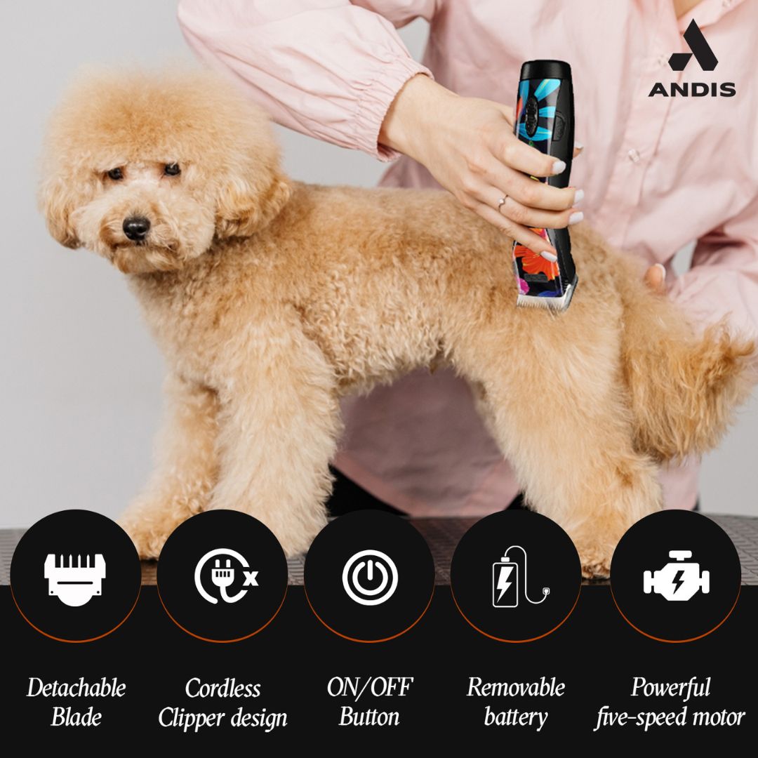 Andis Pulse ZR II Cordless Clipper - Flora (Limited Edition)