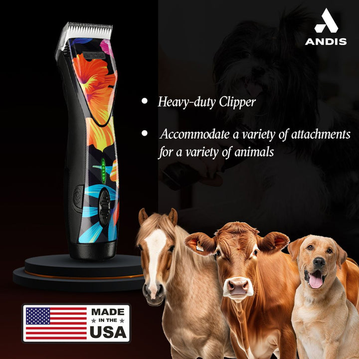 Andis Pulse ZR II Cordless Clipper - Flora (Limited Edition)