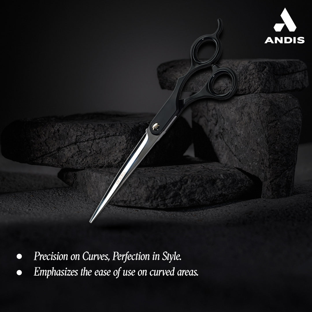 Andis Premium 8" Curved Shear For Professional Pet Groomer - Right Handed