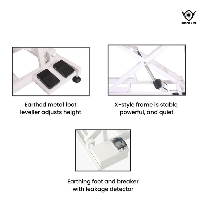 Aeolus Magna X Electric Lifting Pet Grooming Table (White)