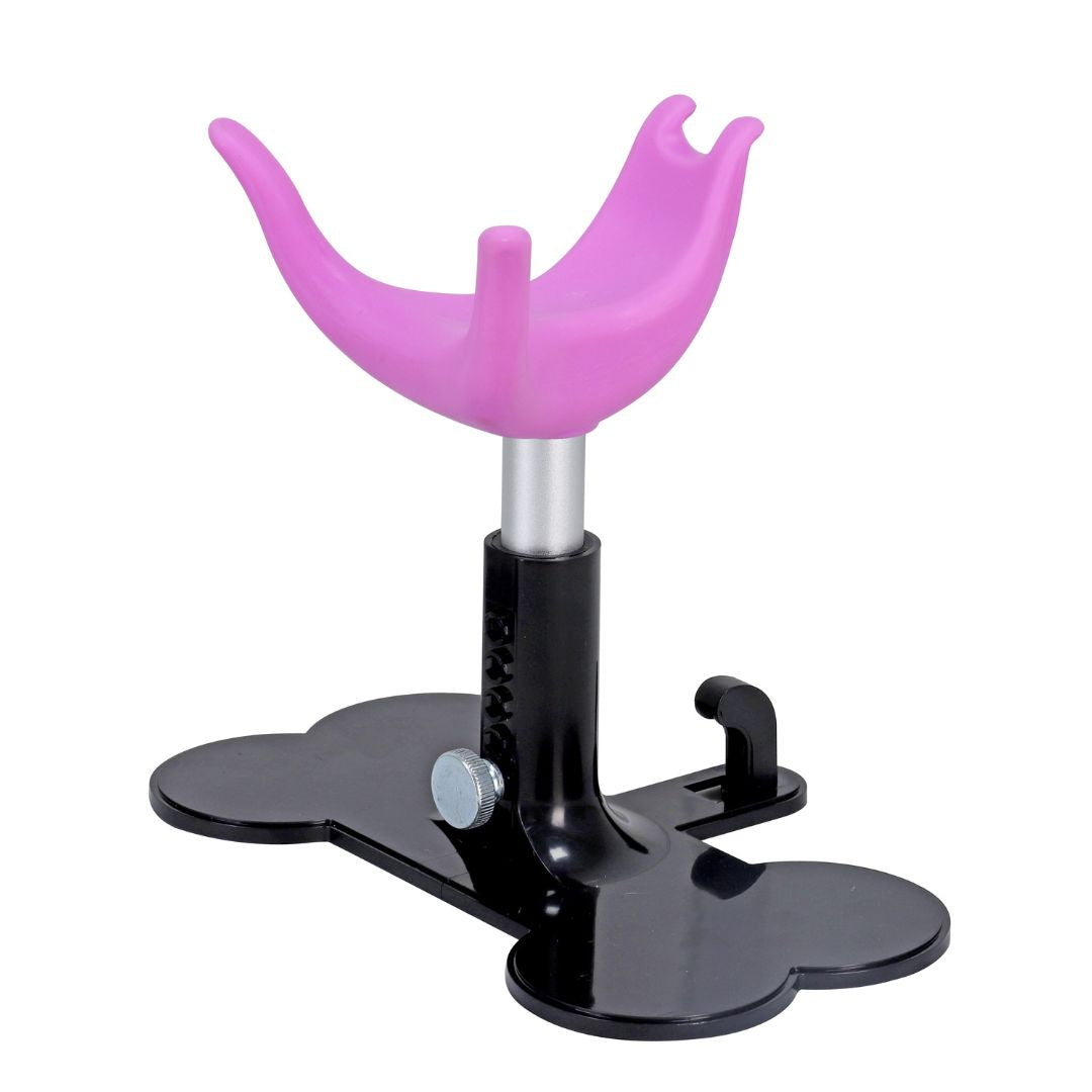 dog grooming saddle, rotating pet support, silicone dog saddle, grooming table accessory, grooming control tool, anti-fatigue grooming tool, silicone pet support, dog saddle for grooming, pet comfort grooming accessory, salon grooming saddle, adjustable grooming saddle, 5-stage grooming support, dog grooming frame tool, height control pet saddle, FT-8108SD-S