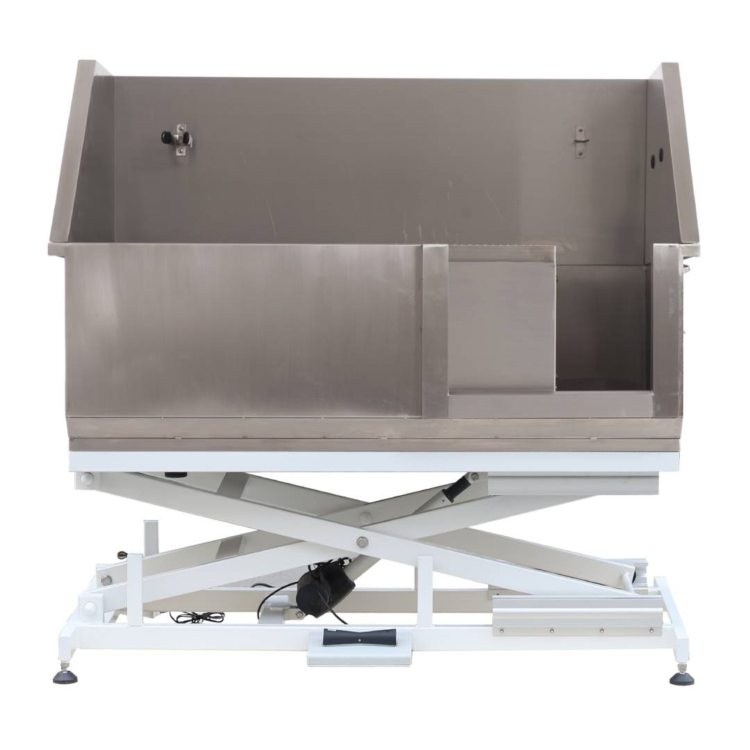 Nova Electric Bathing Tub with Sliding Door (Gray)