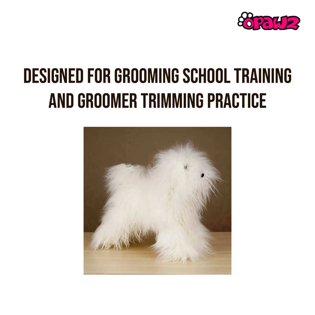 Opawz Whole Body Dog Wig-White