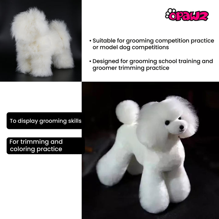 OPAWZ High-Density Toy Poodle Whole Body Dog Wig