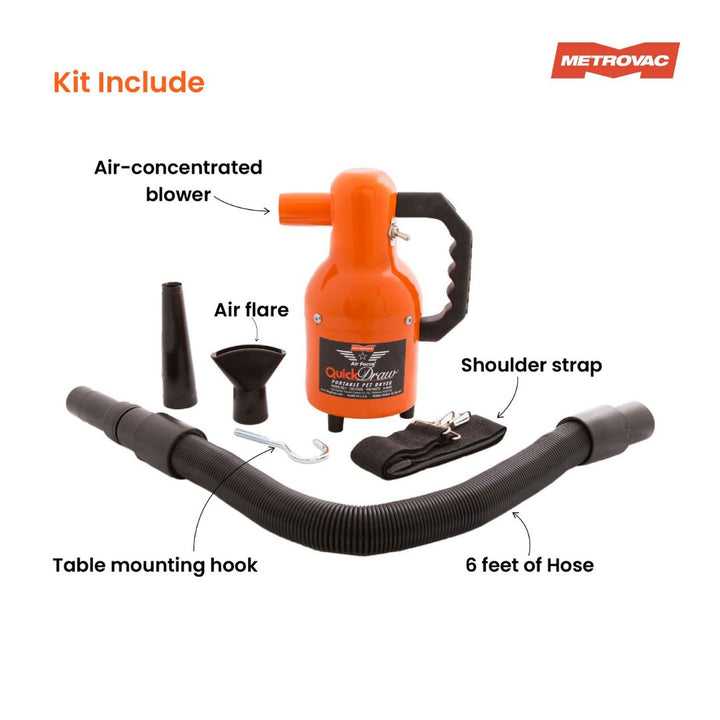 Metrovac Quick Draw Portable Pet Dryer