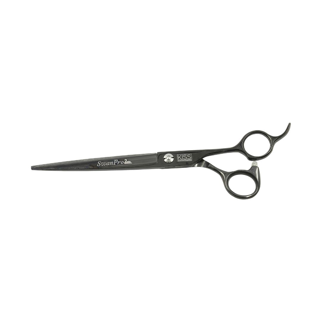 SWAN Straight Scissors, 7.5 Black