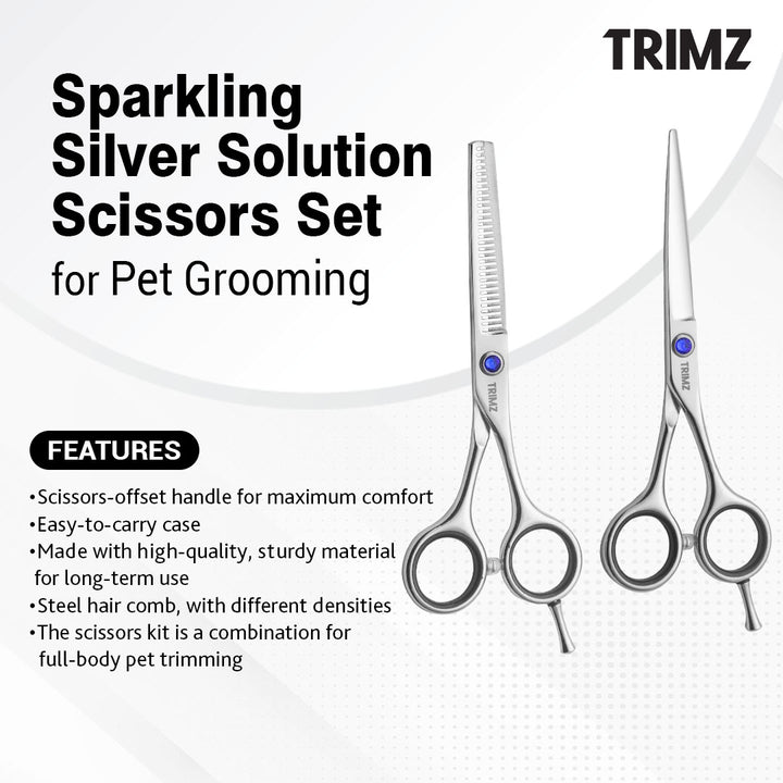 adjustable pet grooming straight scissors, tension adjustable pet grooming straight scissors, finger rests pet grooming straight scissors, comfortable handles pet grooming straight scissors, non-slip grips pet grooming straight scissors, best pet grooming straight scissors for dogs