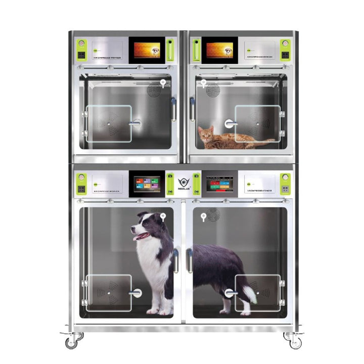 pet temperature control cage, pet incubator with oxygen port, pet incubator with nebulizer port, pet incubator with monitoring system, pet incubator with alarm system, pet incubator with adjustable temperature, pet incubator with adjustable humidity,  veterinary pet incubator, home use pet incubator, incubator for premature pets