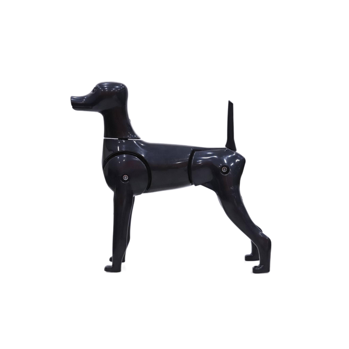 3-in-1 Mannequin Model Dog, Black