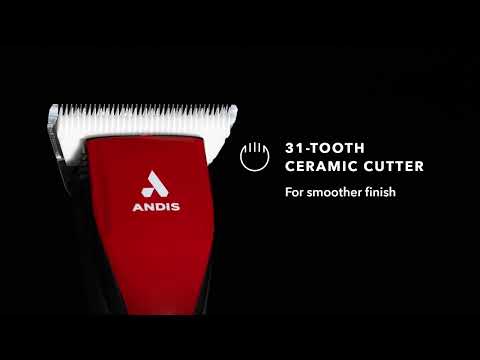 Andis DBLC-2 Pulse ZR II 5-Speed Cordless Clipper – Red