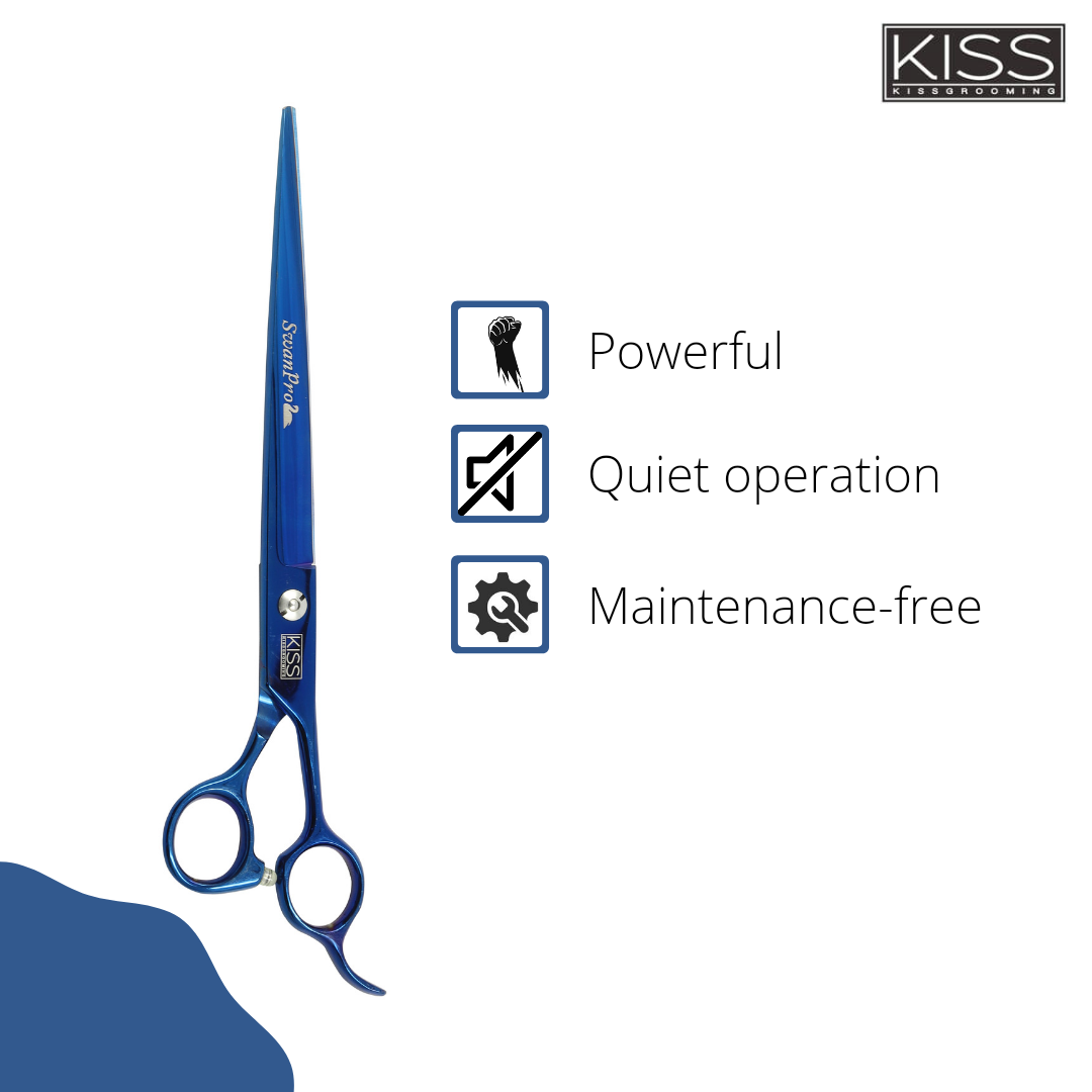 quiet curved pet grooming scissors, cool-running curved pet grooming scissors, safe curved pet grooming scissors, non-slip curved pet grooming scissors, easy to clean curved pet grooming scissors, affordable curved pet grooming scissors, high-quality curved pet grooming scissors