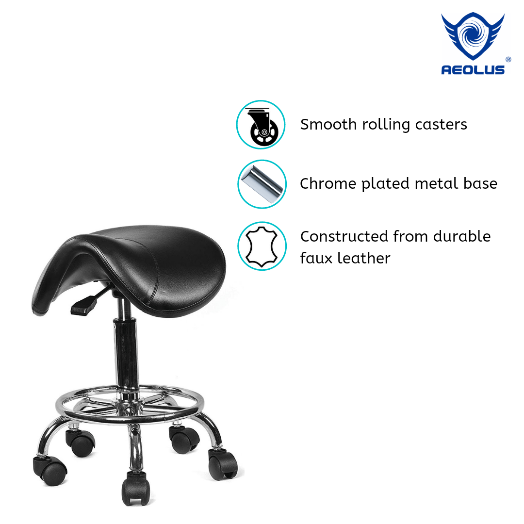 AEOLUS Ergonomic Saddle Chair
