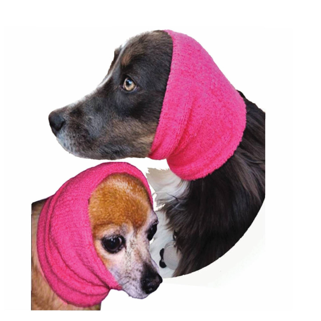 Happy Hoodie Dog Grooming Tool for Calming Dogs, (Pink) Pack of 2 ( 1 S + 1 L)