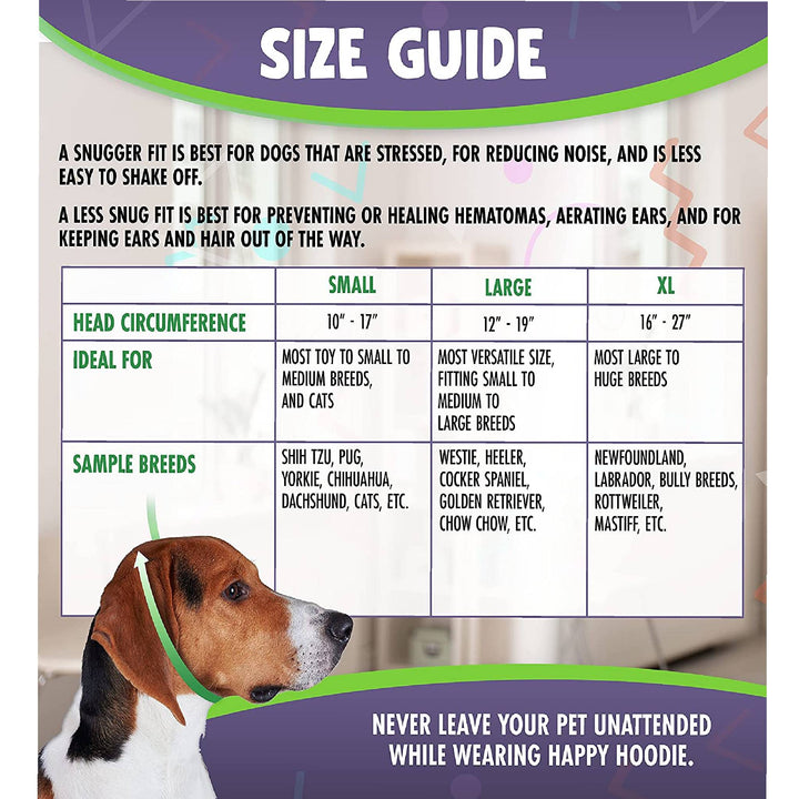 Calming Hoodies for Pets, XL - abkgrooming