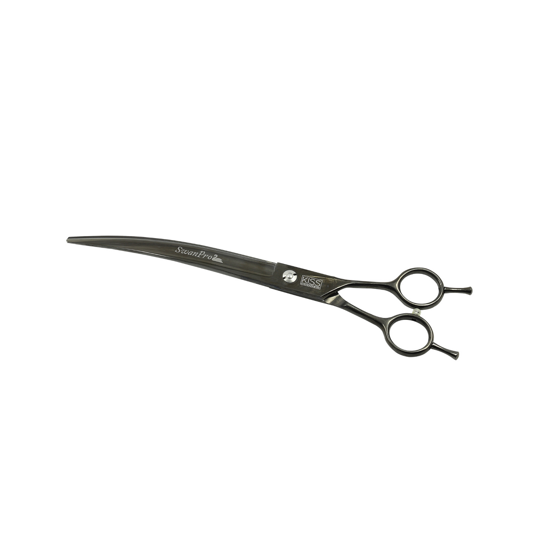 Swan Curved Scissors for Pets Assorted Colour - 7.5 inch