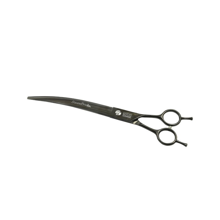 Swan Curved Scissors for Pets Assorted Colour - 7.5 inch