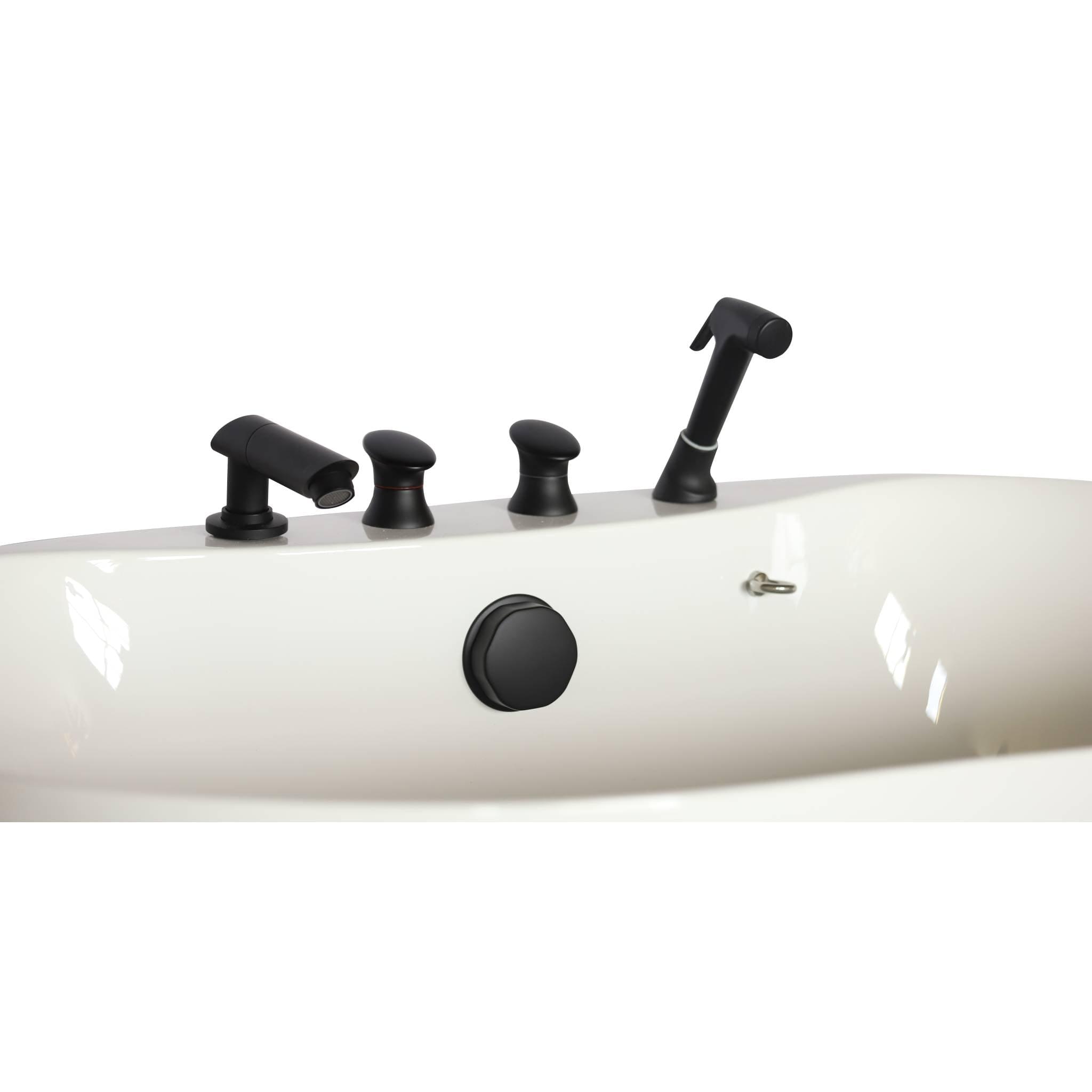 Acrylic Dog Bathing Tub with Faucet and Sprayer Kit