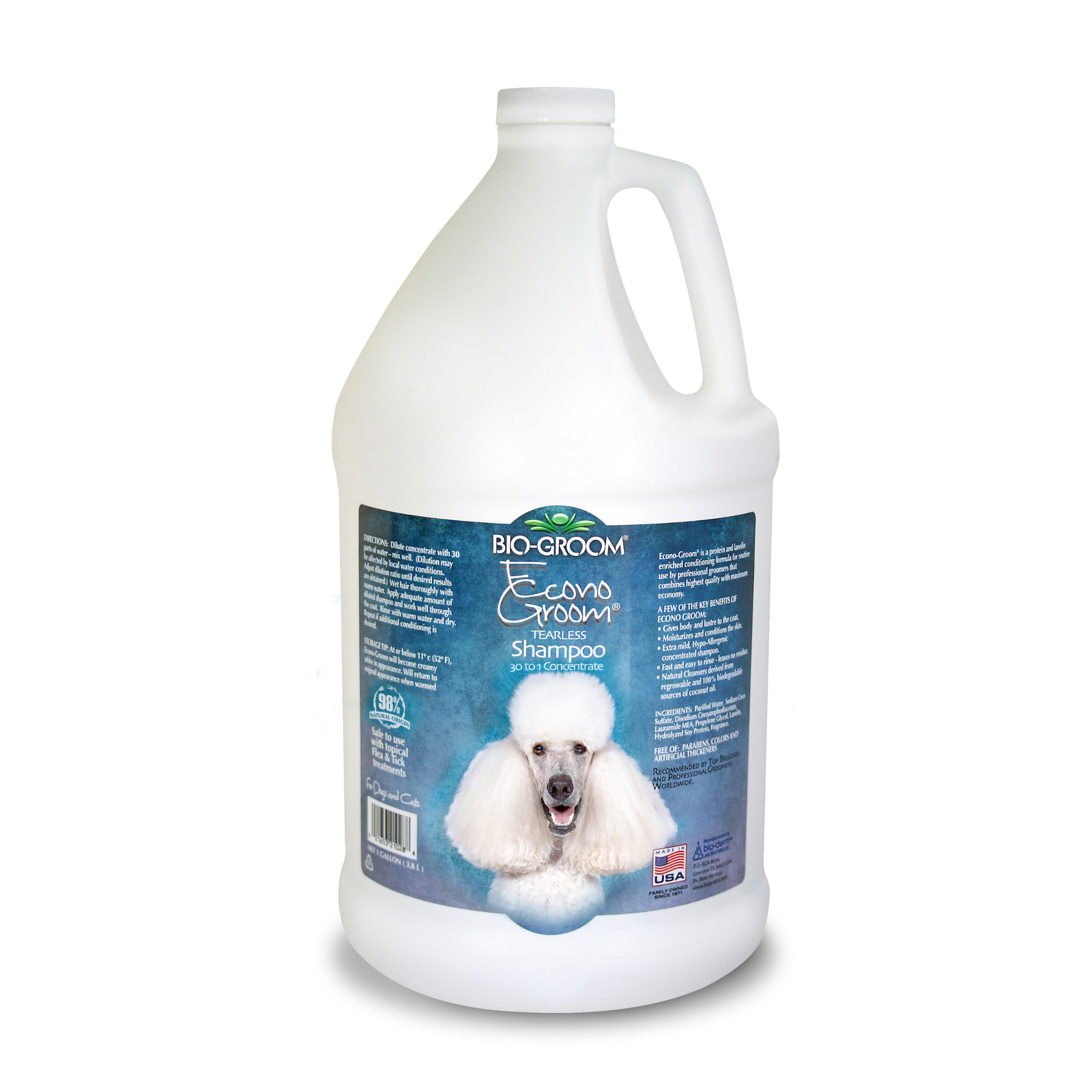 Biogroom Econo Groom Tearless Shampoo for Cats and Dogs