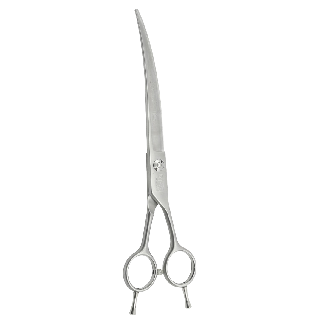 Swan Curved Scissors for Pets - 7.5 inch (Silver)