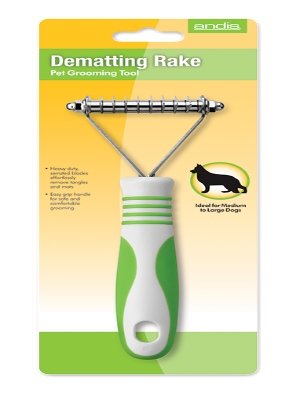 Standard Dematting Rake - ABK Grooming dog hair rake dog coat rake undercoat rake dematting rake dog undercoat rake undercoat rake for husky undercoat dog coat king rake deshedding rake coat rake undercoat comb dog rake comb undercoat comb for dogs dog dematting brush undercoat rake for australian shepherd undercoat rake for german shepherds undercoat brushes for dogs dog dematting rake two sided undercoat rake dog shedding rake dog fur rake undercoat rake for golden retrievers