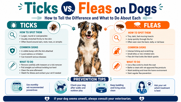Ticks vs Fleas on Dogs | ABK Grooming Blog