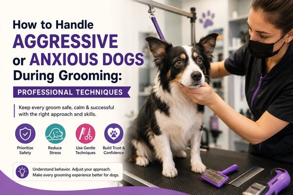 Handle aggressive dogs during grooming | ABK Grooming Blog
