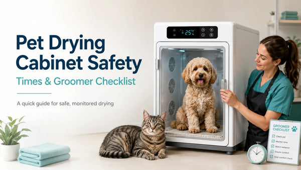 Cabinet Dryer Safety, Drying Times and Monitoring Checklist for Groomers | ABK Grooming Blog
