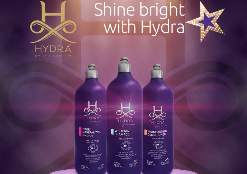 Hydra shampoo for pet parents, grooming products for pets, pet grooming essentials, Hydra professional dog care, natural dog shampoo, Hydra shampoo with oatmeal, Hydra shampoo for dry coat, Hydra dog grooming solution, pet hygiene products.