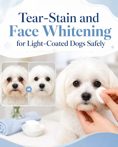  tear stain getting wiped
