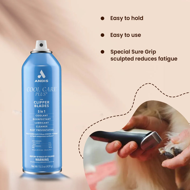 Andis Cool Care Plus 5-in-1 Clipper Blade Spray