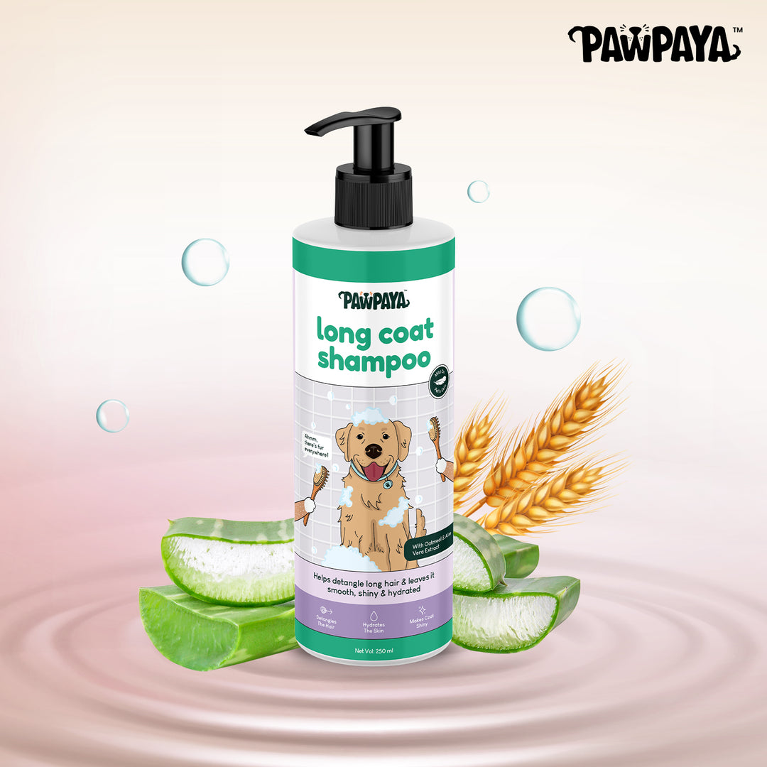 Pawpaya Long Coat Shampoo,  250 ml