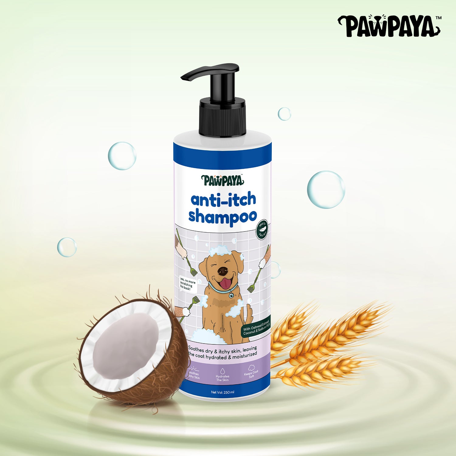 Pawpaya Anti-Itch Shampoo,  250 ml