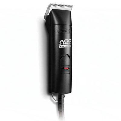 Andis AGC Professional Super 2 Speed Brushless Ultraedge Black Dog Grooming Clipper for Full Body Clipping