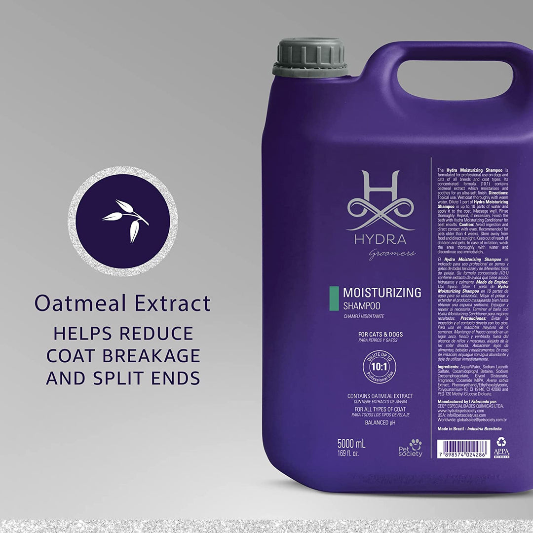 Hydra Groomers Moisturizing Shampoo for Cats & Dogs (5 L)
