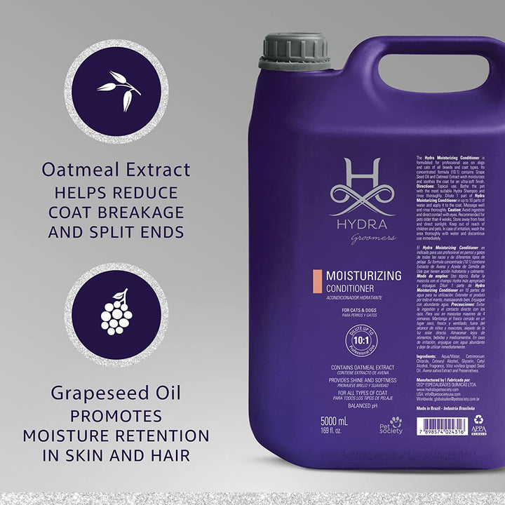 Hydra Groomers Moisturizing Conditioner for Cats and Dogs (5 L)